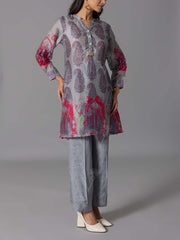 Grey Vasansi Silk Kurta And Pant Set