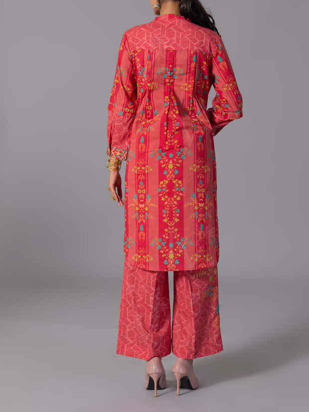 Red Cotton Co-Ord Set