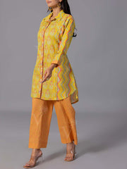 Yellow  Cotton Co-Ord Set