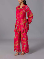 Pink Crepe Silk Co-Ord Set