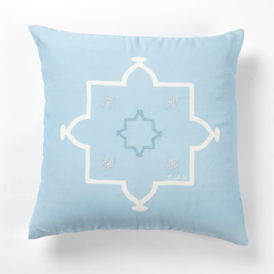 Jharoka Aqua Marine Reversible Cushion