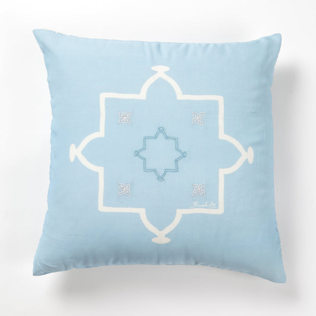 Jharoka Aqua Marine Reversible Cushion
