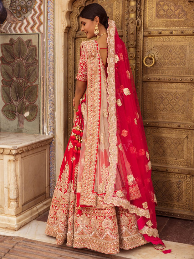 Pure Raw Silk Lehenga