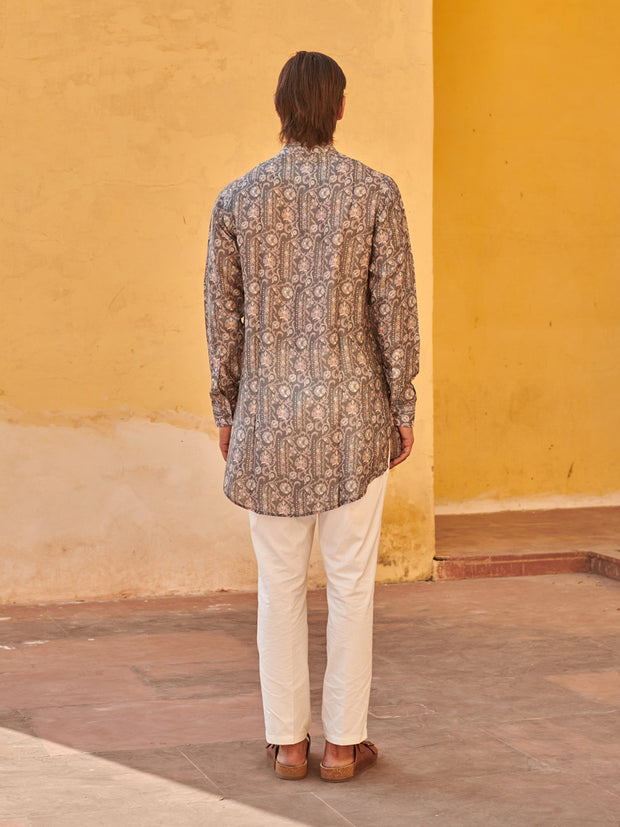 Francis Grey Full Button Kurta