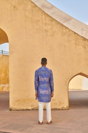 Berry Blue Khajuraho  Ganganagery Kurta