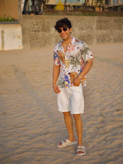 Tropical Euphoria Relaxed Fit Cuban Collar Shirt