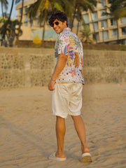 Tropical Euphoria Relaxed Fit Cuban Collar Shirt