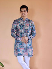 Blue Kai Ganganagery Kurta