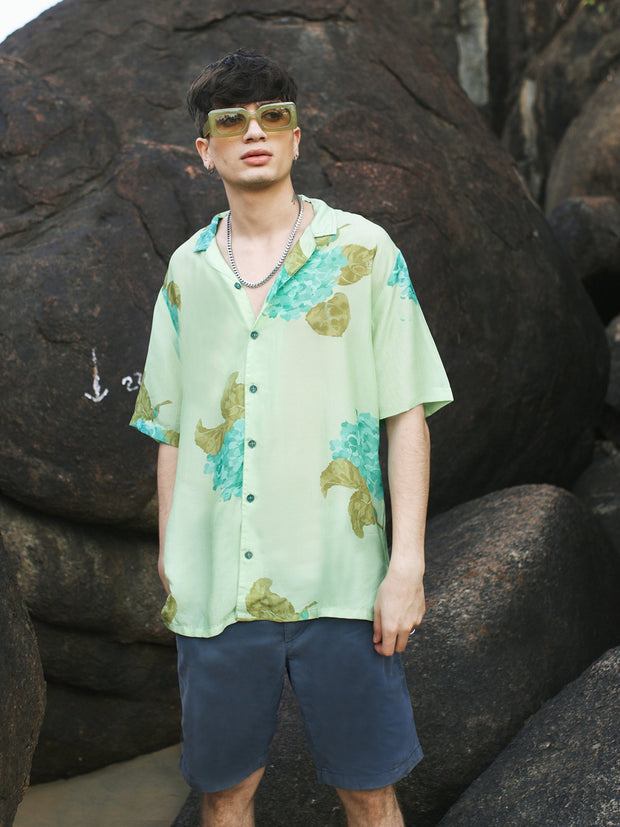 Freesia Green Oversize Shirt