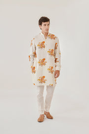 Octopus Vulgaris White Ganganagery Kurta