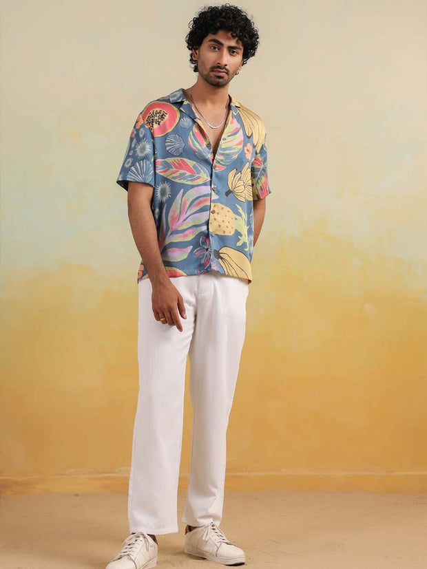 Papaya Coast Relaxed Fit Cuban Collar Shirt