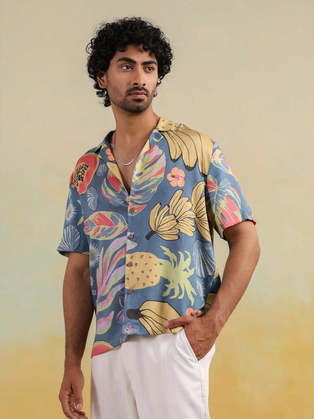 Papaya Coast Relaxed Fit Cuban Collar Shirt