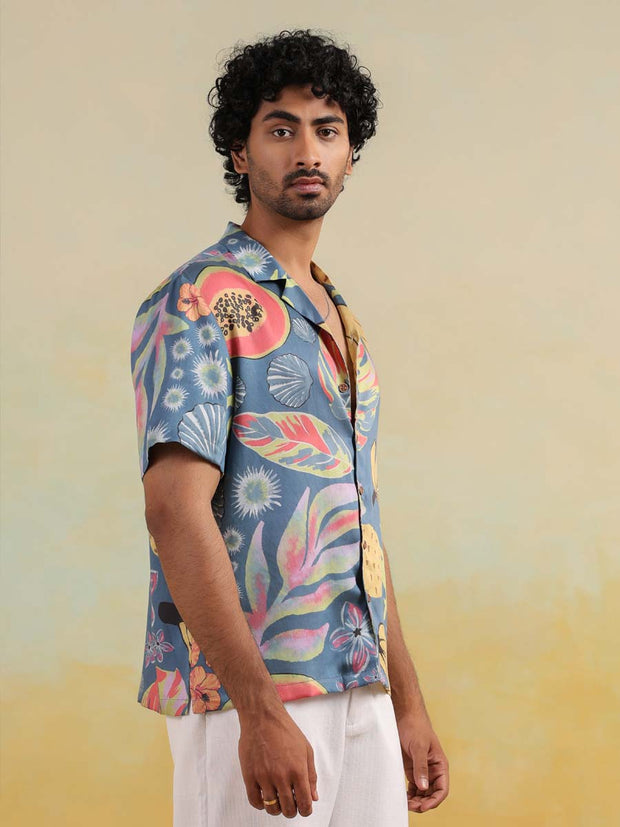 Papaya Coast Relaxed Fit Cuban Collar Shirt