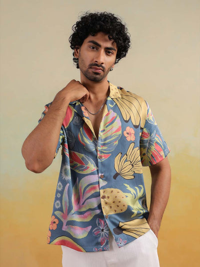 Papaya Coast Relaxed Fit Cuban Collar Shirt