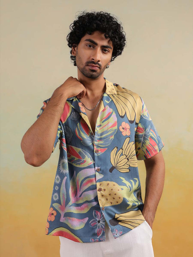 Papaya Coast Relaxed Fit Cuban Collar Shirt