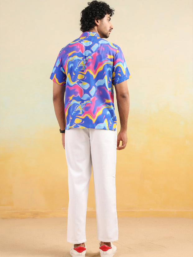 Mirage Flow Relaxed Fit Cuban Collar Shirt