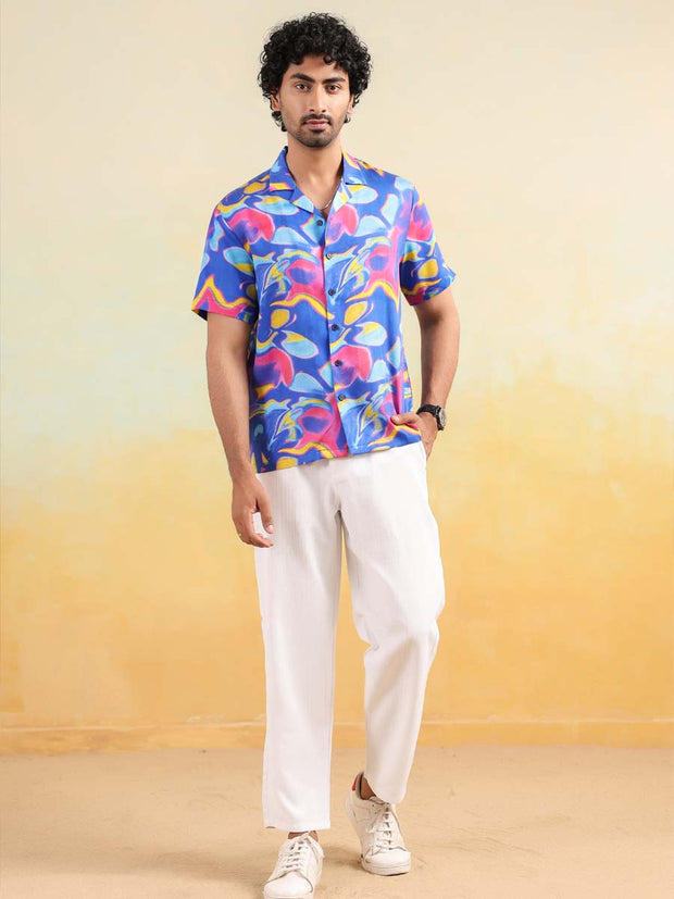 Mirage Flow Relaxed Fit Cuban Collar Shirt