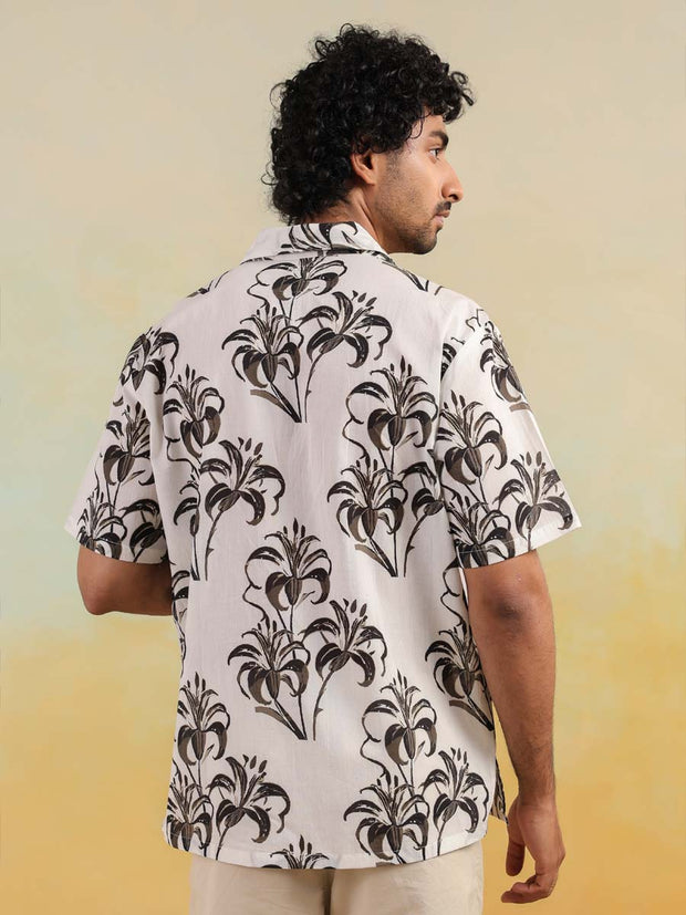 Tropical Mirage Oversized Hawaian Collor Shirts