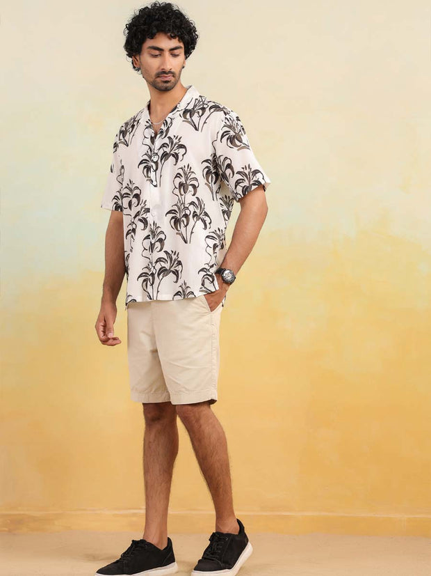 Tropical Mirage Oversized Hawaian Collor Shirts