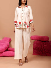 DD35, MTO, RK, Off-White , beige , cotton, Co-ord Set , summer , monsoon24 , cotton co-ord set 