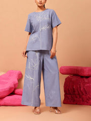 DD35, MTO, RK, blue , grey , cotton, summer , monsoon24 , cotton co-ord set , co-ord set