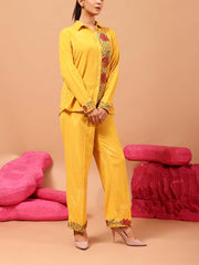 Mustard Cotton Co-ord Set