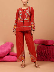 DD35, MTO, RK, Red , cotton , summer , monsoon24 , cotton co-ord set , co-ord set