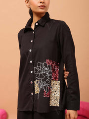 Black Cotton Shirt