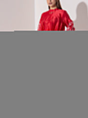 Red Vasansi Silk Co-Ord Set