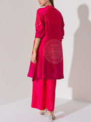 Pink Vasansi Silk Co-Ord Set