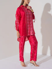 Pink Vasansi Silk Co-Ord Set