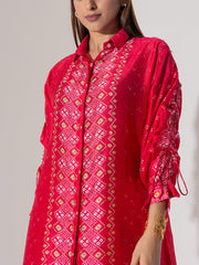 Pink Vasansi Silk Co-Ord Set