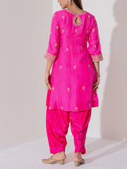 Pink Organza Suit Set