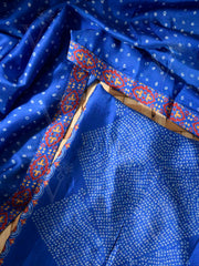 Blue Vasansi Silk Dress Material