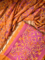Mustard Cotton Silk Dress Material