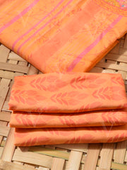 Peach Cotton Silk Dress Material
