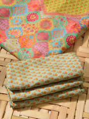 Multi Color Cotton Silk Dress Material