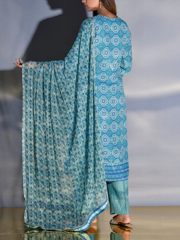 Light Blue Vasansi Silk Suit Set