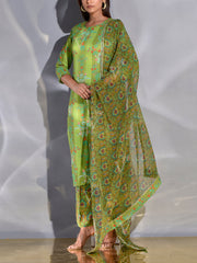 Light Green Vasansi Silk Suit Set