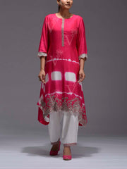 RK, DD35, MTO, Pink , Embroidered Kurta and Pant Set , kurta set , pant set