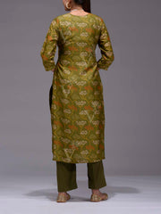 Green Vasansi Silk Kurti