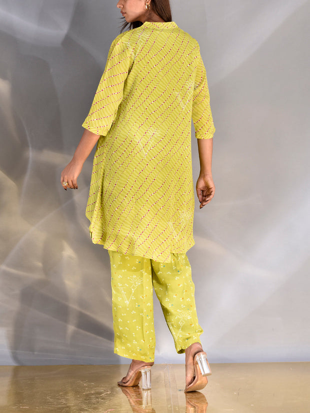 Light Green Vasansi Silk Co-ord Set