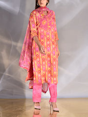 Pink Vasansi Silk Suit Set