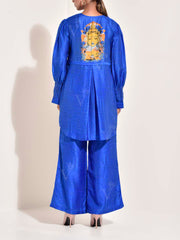 Blue Vasansi Silk Co-ord set