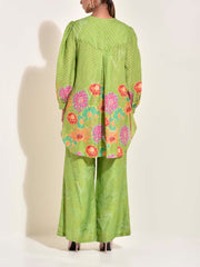 Green Vasansi Silk Printed Co-ord Set