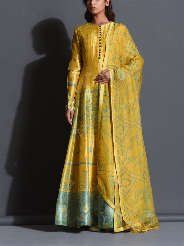 Anarkali, Anarkalis, Gown, Gowns, Printed, Bandhani, Bandhej, Lightweight, Flowy, Festive wear, Traditional wear, Traditional, Traditional outfit, Ethnic wear, DD00, 
_label_NEW