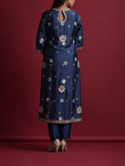 Blue Vasansi Silk Suit Set