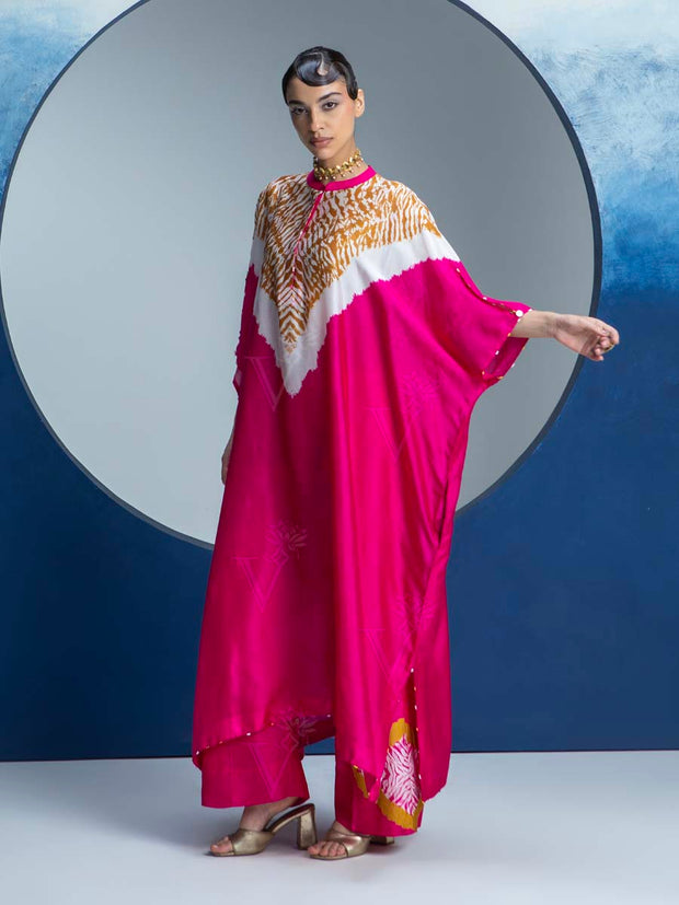 Pink Printed Kurta and Pant Set
