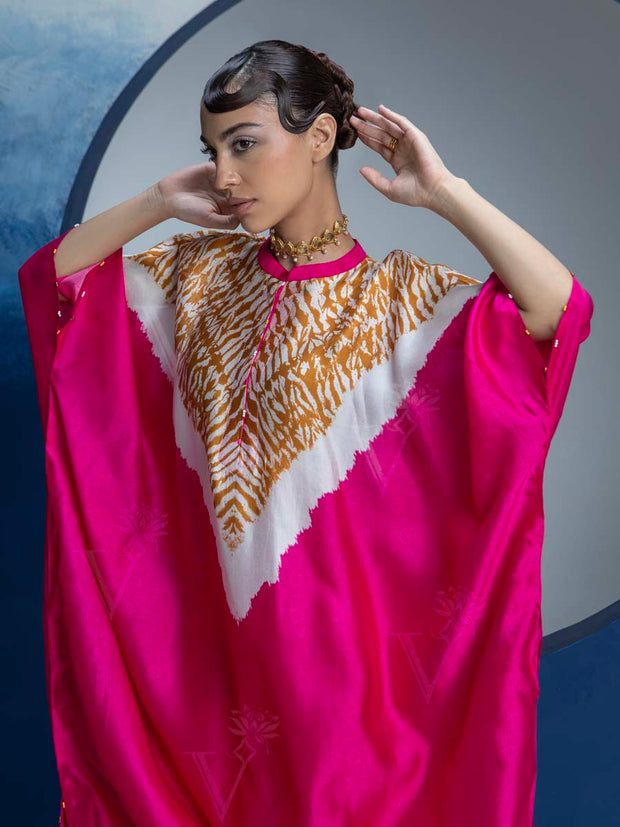 Pink Printed Kurta and Pant Set