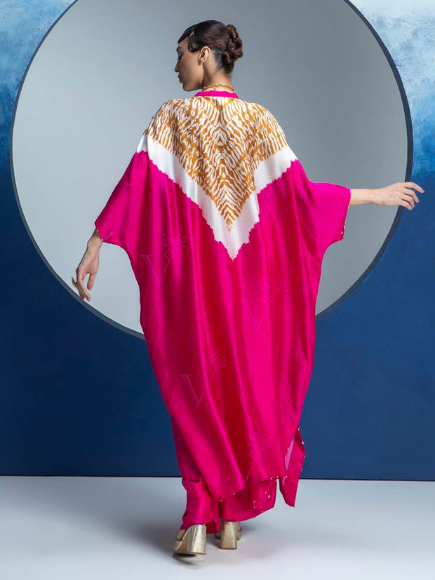 Pink Printed Kurta and Pant Set